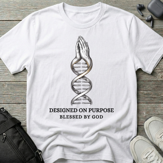"Designed on Purpose, Blessed by God" T-Shirt