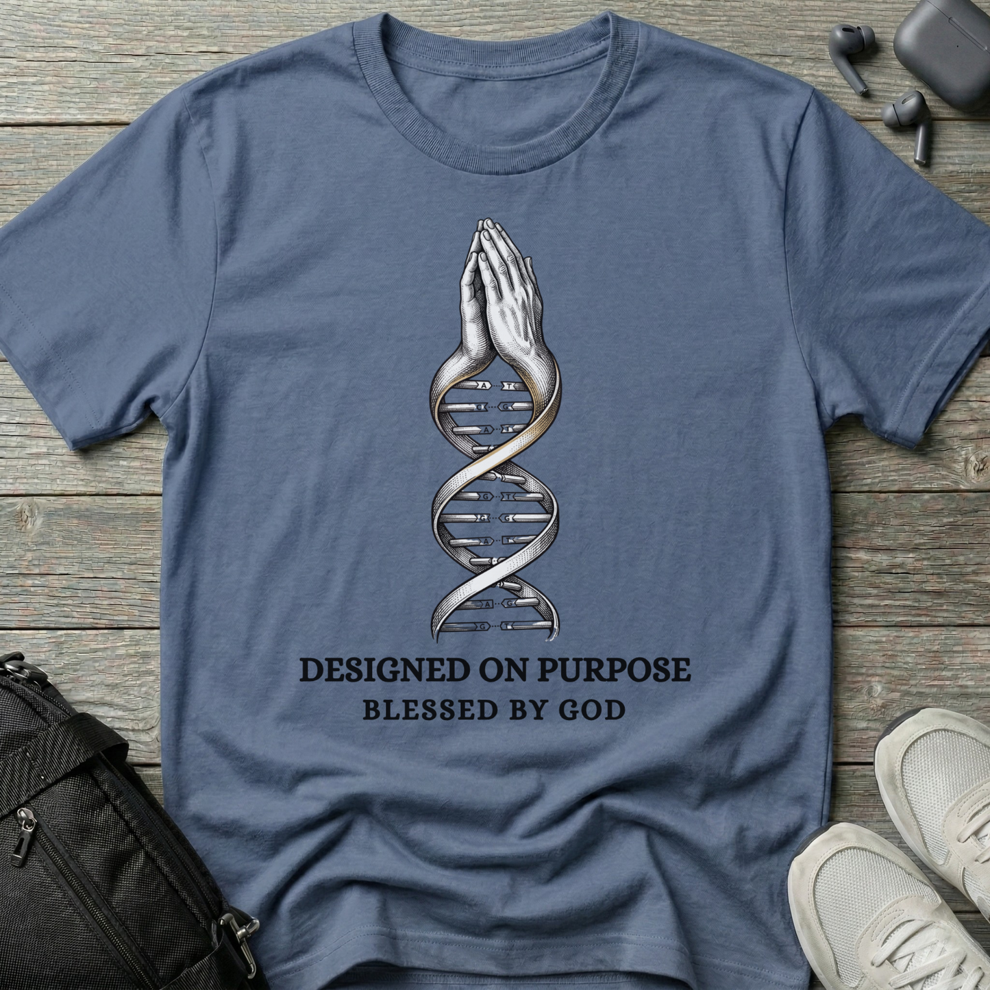 "Designed on Purpose, Blessed by God" T-Shirt