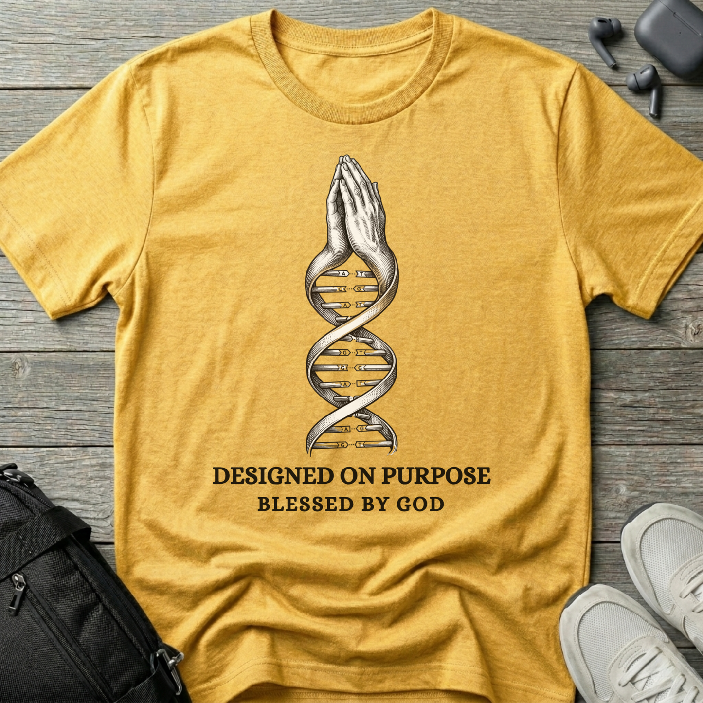 "Designed on Purpose, Blessed by God" T-Shirt