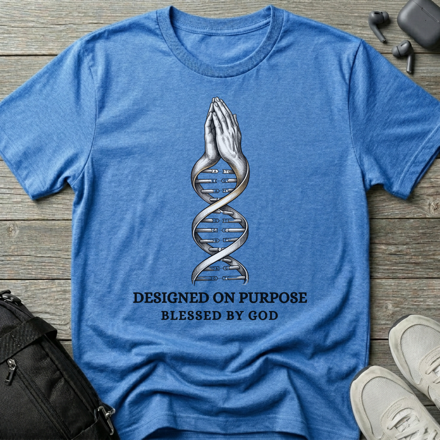"Designed on Purpose, Blessed by God" T-Shirt