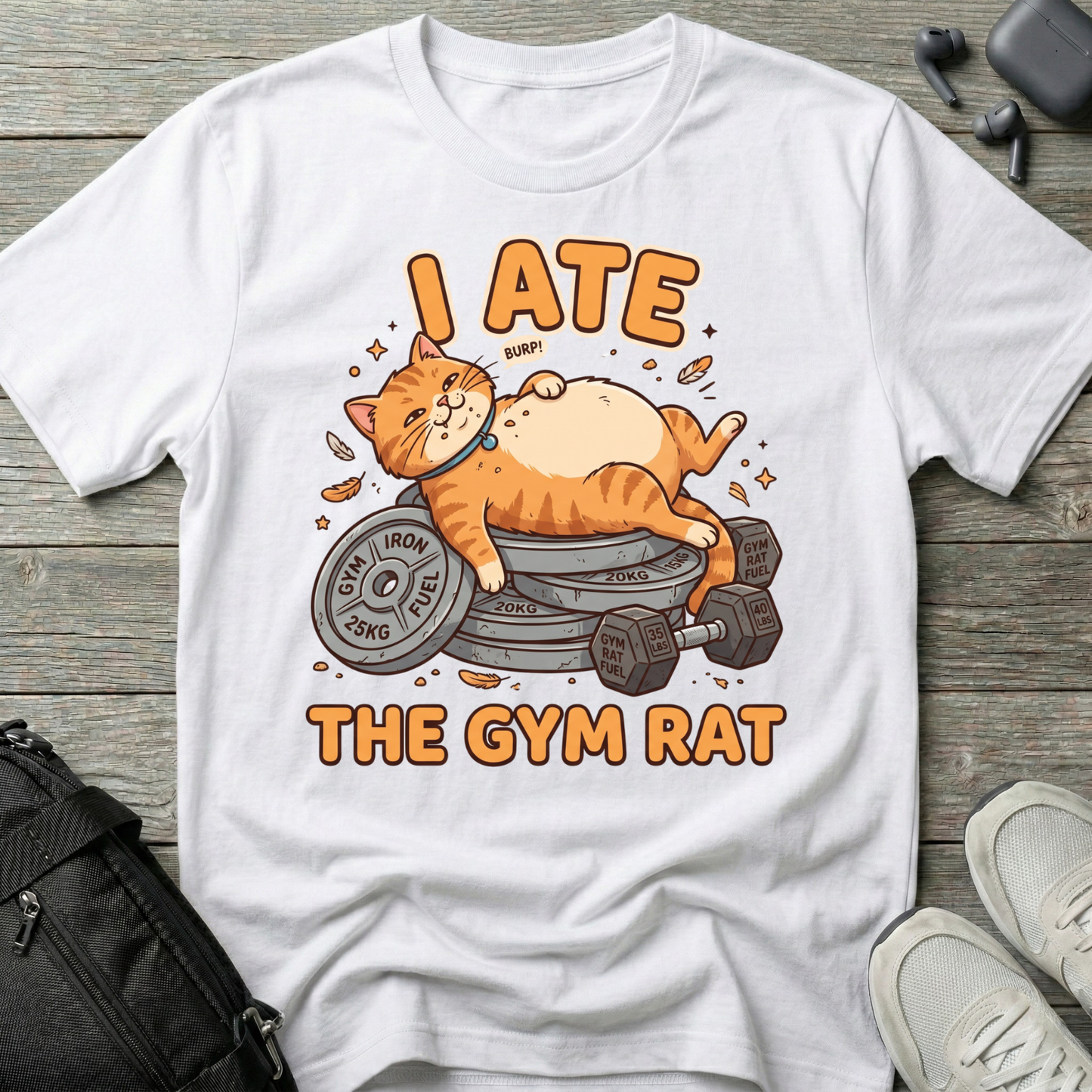 "I Ate The Gym Rat"  T-Shirt