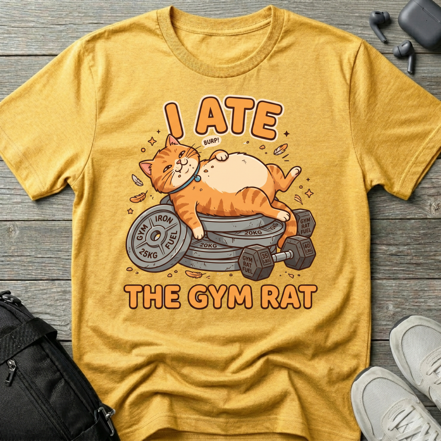 "I Ate The Gym Rat"  T-Shirt