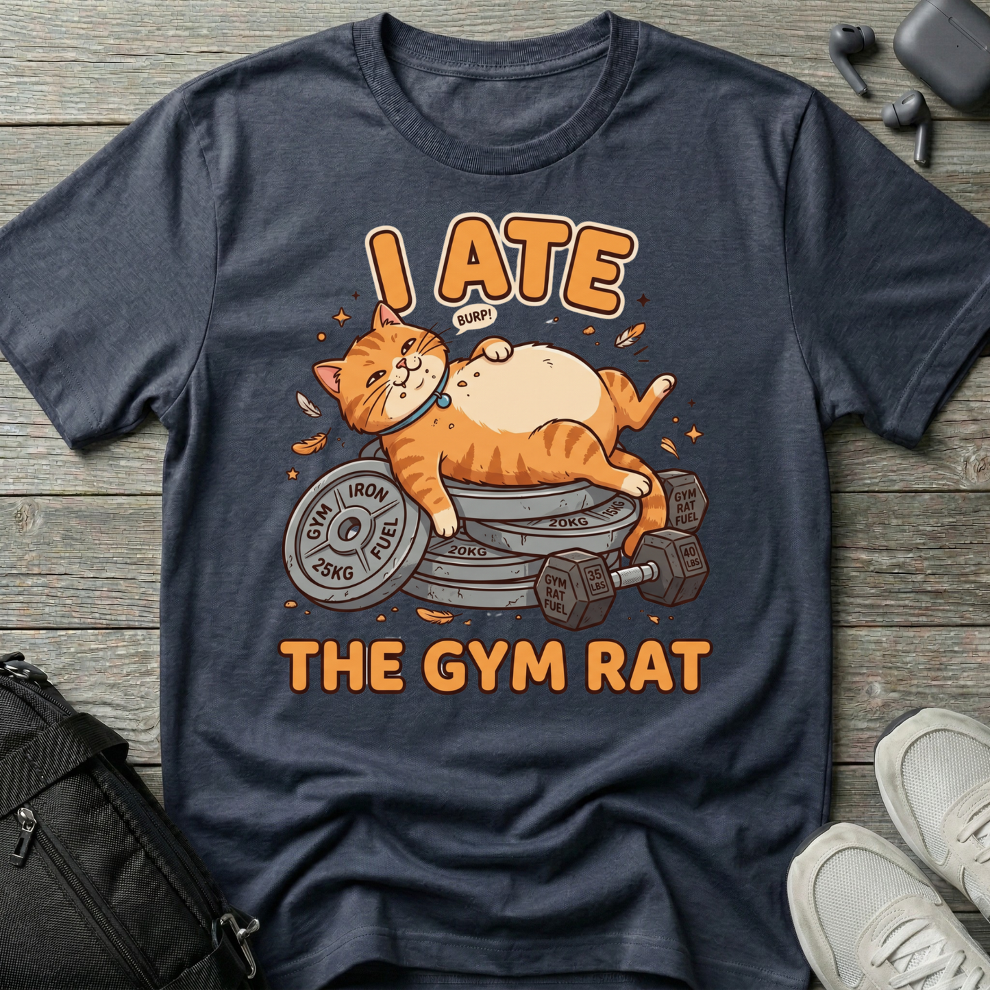 "I Ate The Gym Rat"  T-Shirt