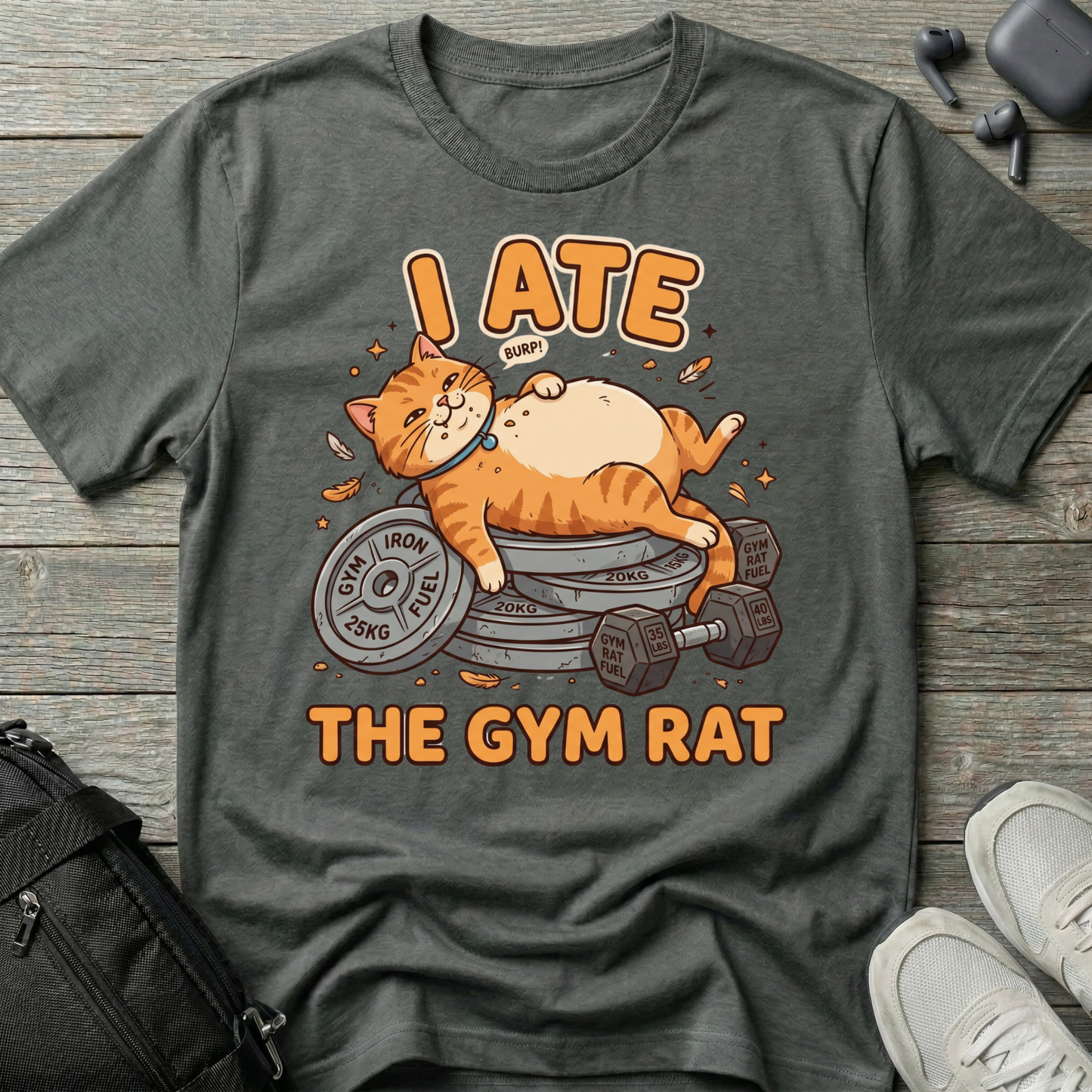 "I Ate The Gym Rat"  T-Shirt