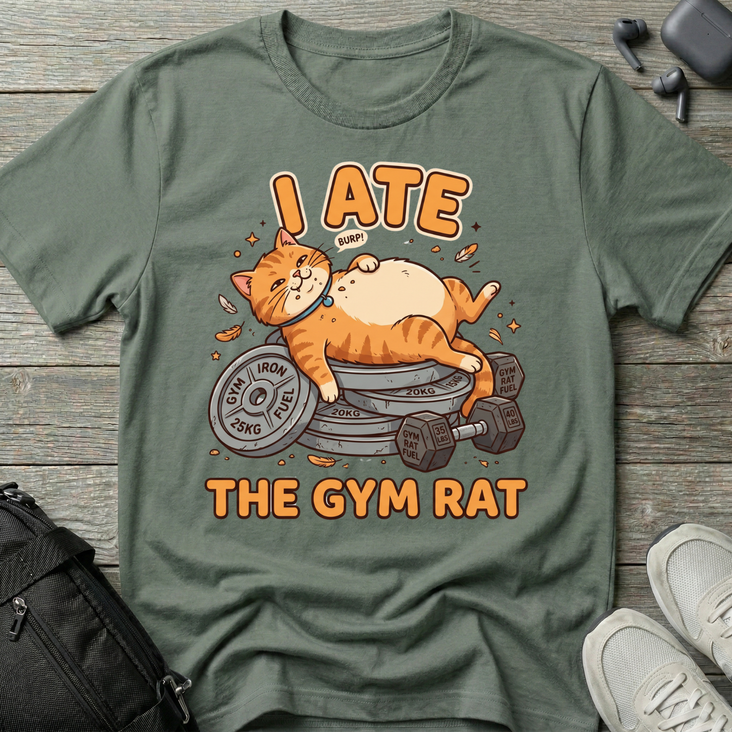 "I Ate The Gym Rat"  T-Shirt