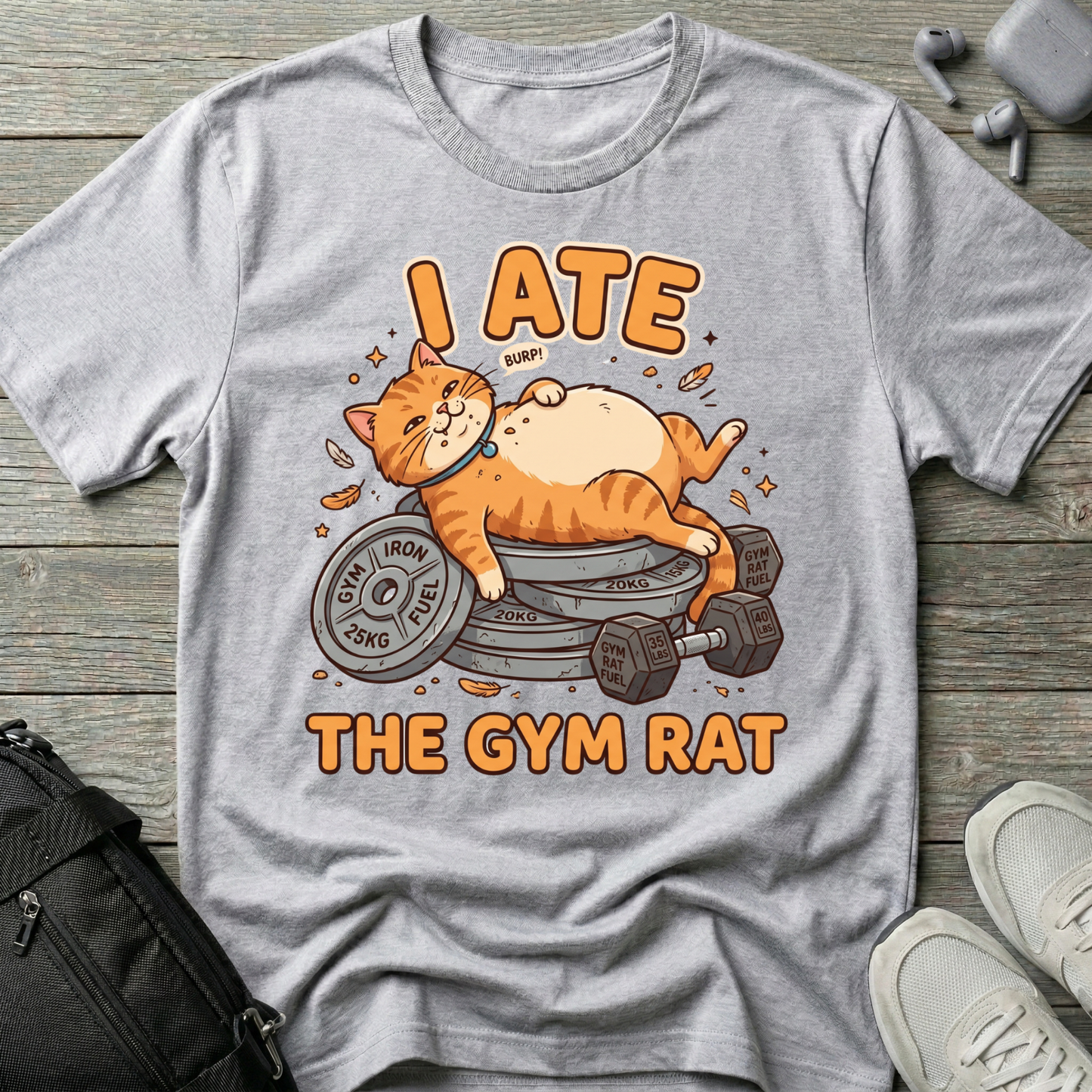 "I Ate The Gym Rat"  T-Shirt