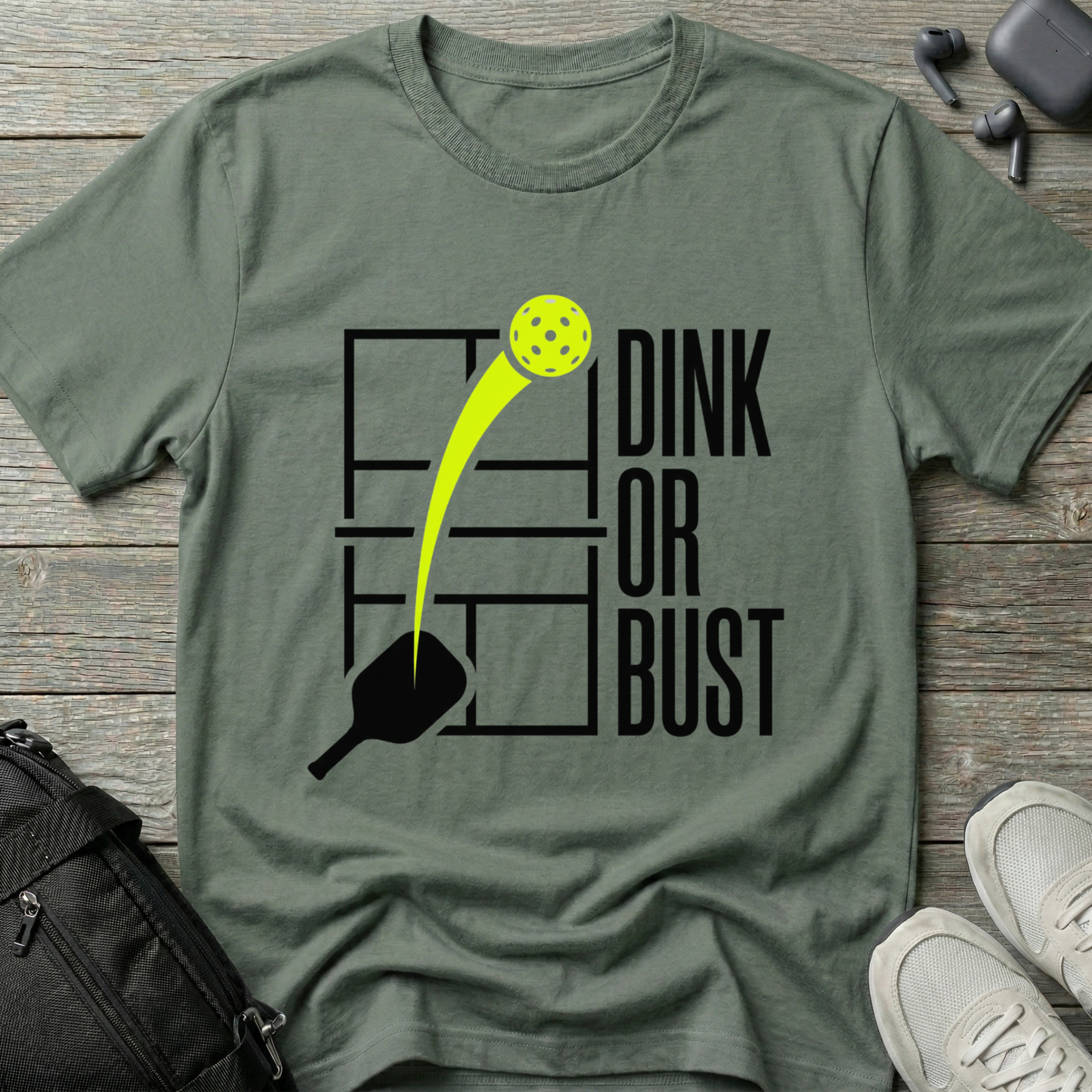 Pickleball 'Dink or Bust' T-Shirt