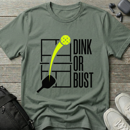 Pickleball 'Dink or Bust' T-Shirt