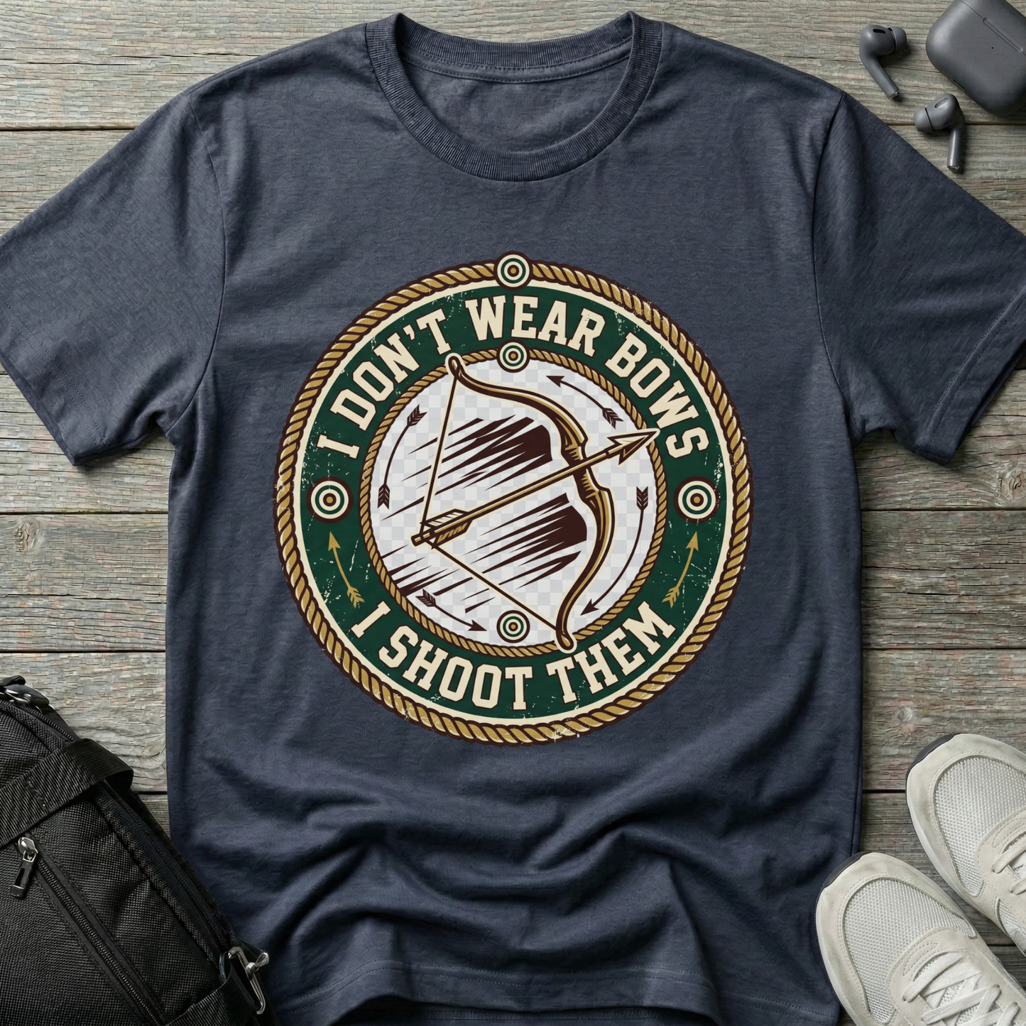 'I Don't Wear Bows, I Shoot Them'  T-Shirt