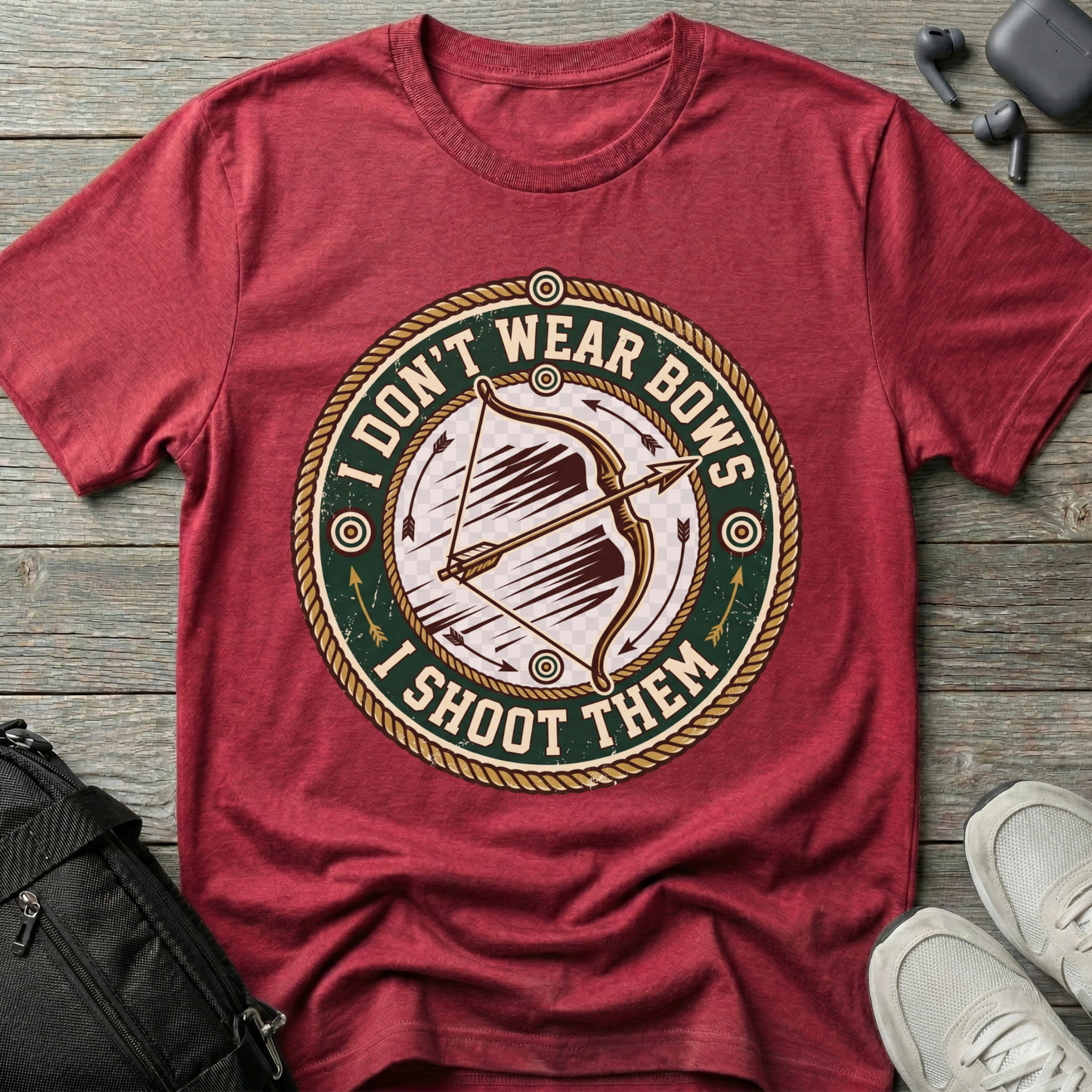 'I Don't Wear Bows, I Shoot Them'  T-Shirt