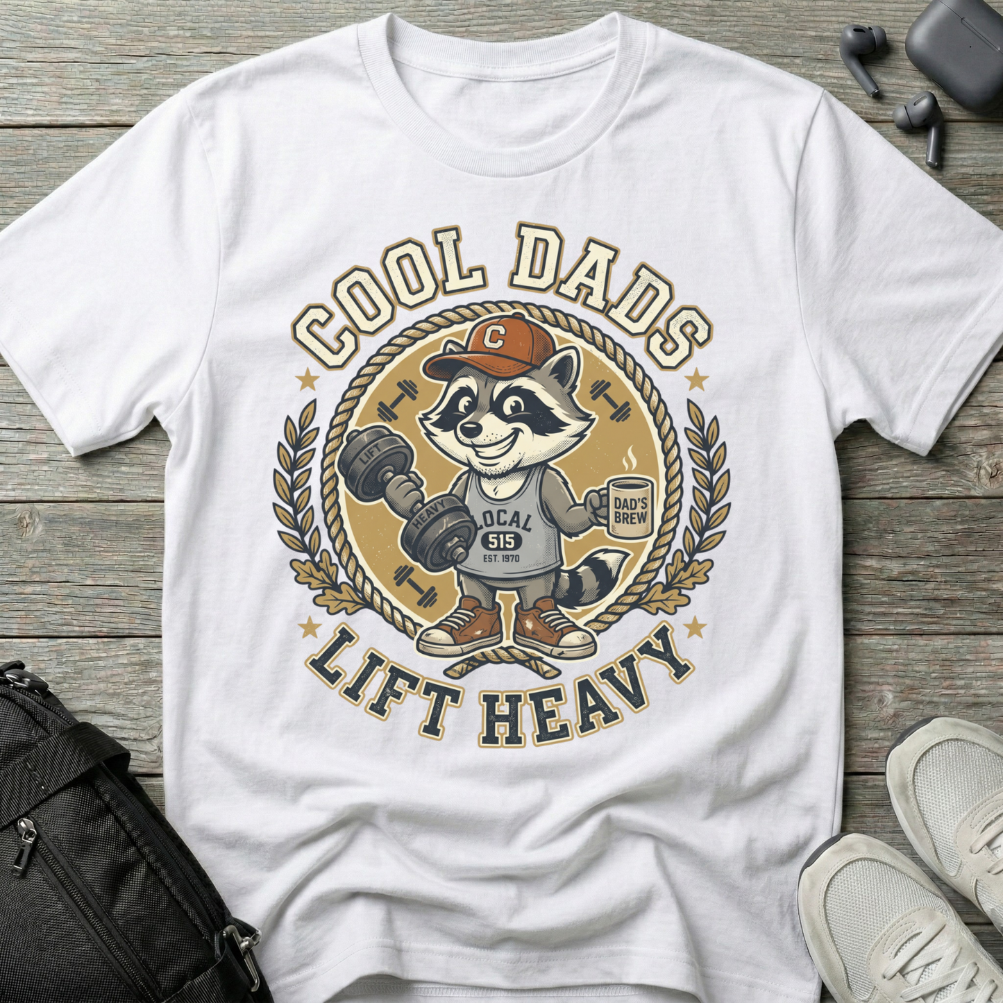 Cool Dads 'Lift Heavy' T-Shirt