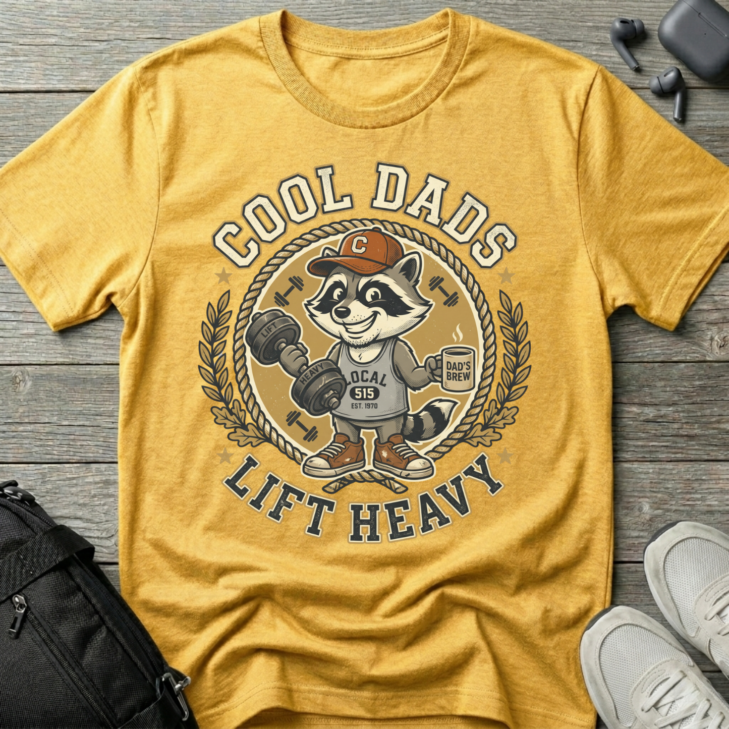 Cool Dads 'Lift Heavy' T-Shirt
