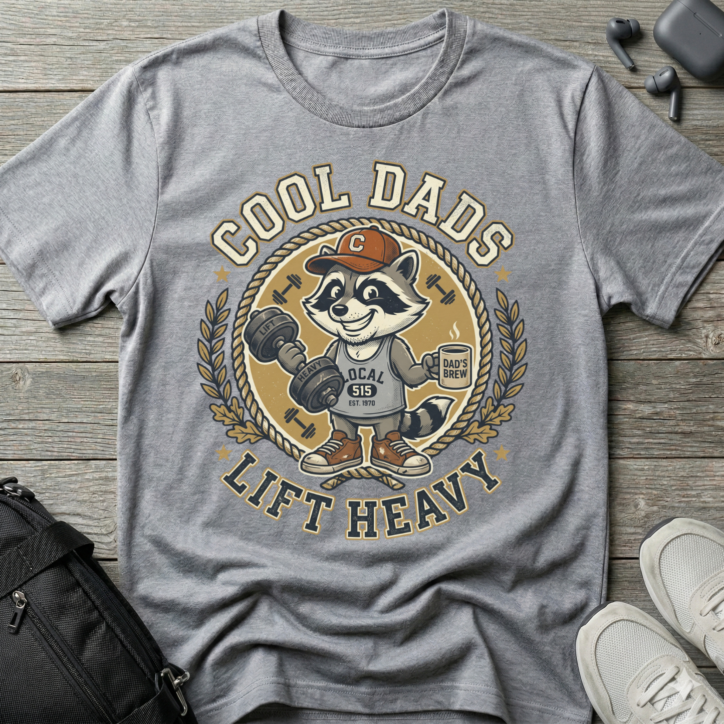Cool Dads 'Lift Heavy' T-Shirt