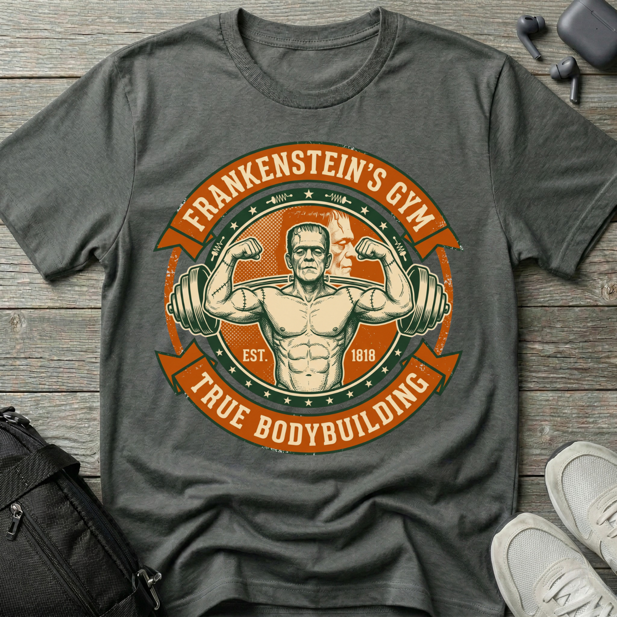 Frankenstein's Gym T‑Shirt