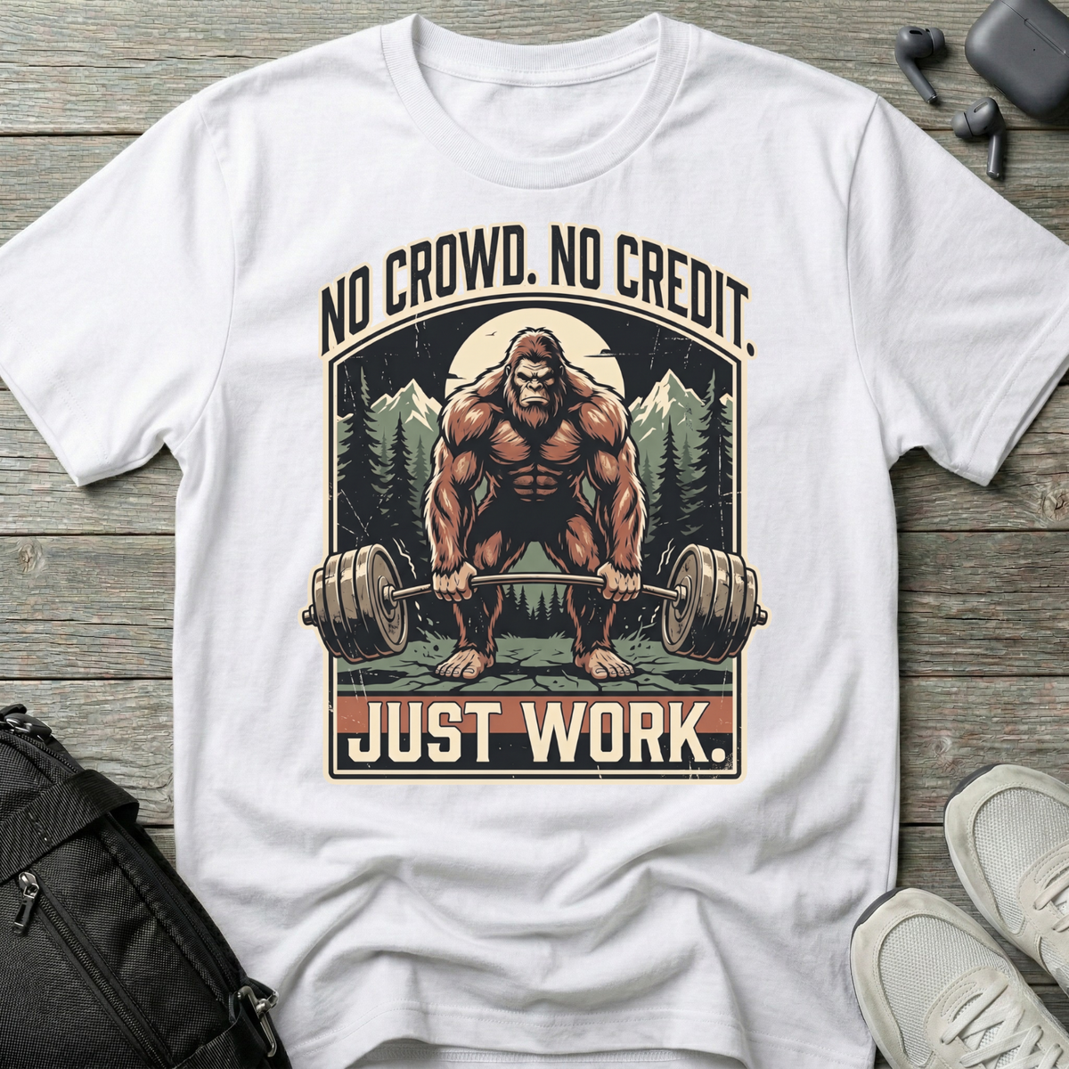 No Crowd No Credit Just Work T-Shirt