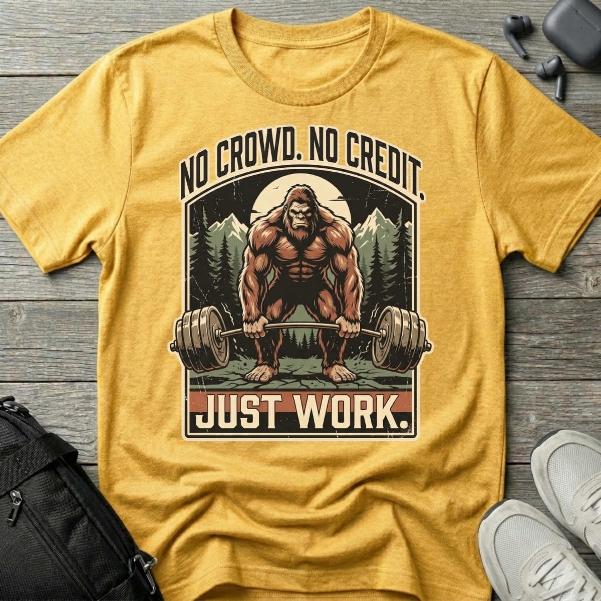 No Crowd No Credit Just Work T-Shirt