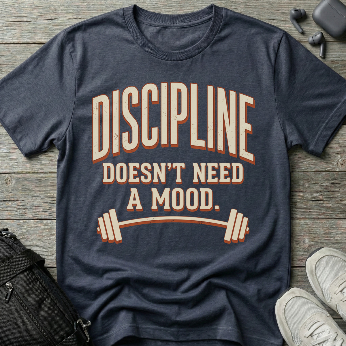 Discipline Doesn’t Need A Mood T-Shirt